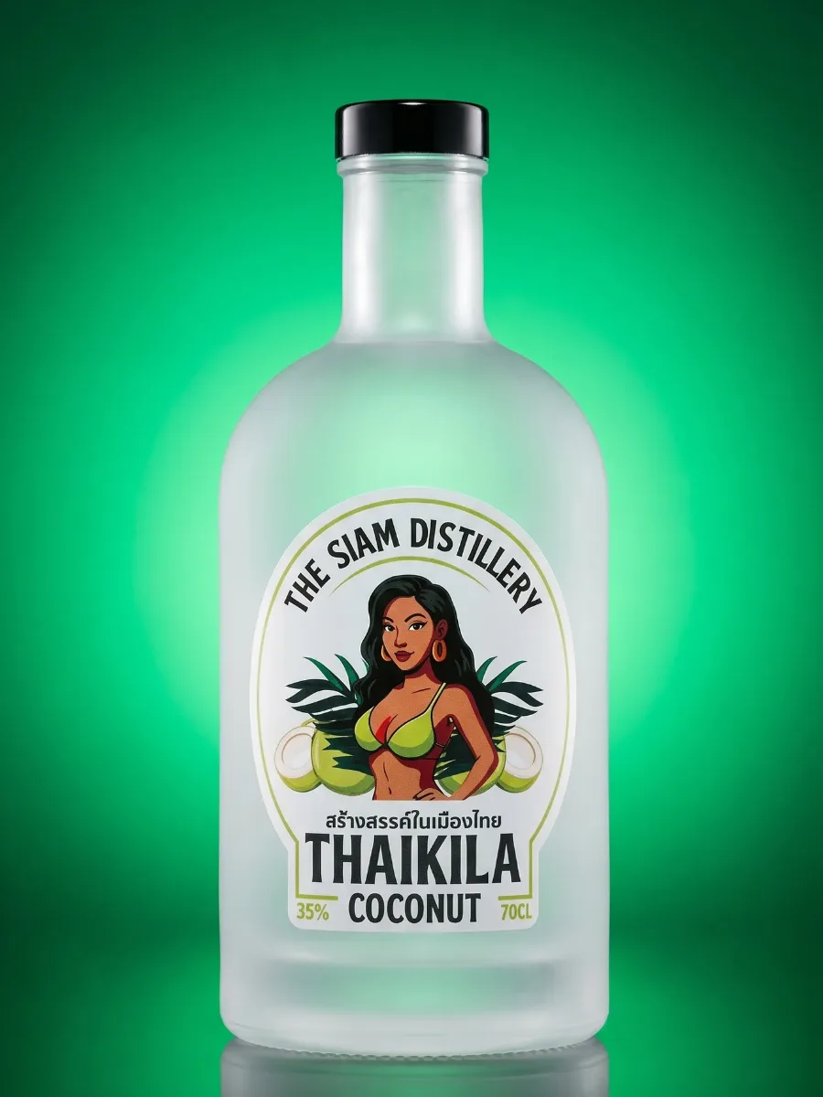Thaikila Coconut frosted bottle